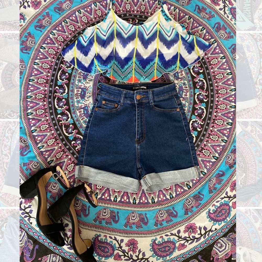 Fashion Nova Carter Denim Shorts